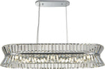 Lampadario-Classico-I-Quartieri-Alti-Acciaio-Cromo-Vetro-Trasparente-10-Luci-G9
