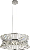 Lampadario-Classico-I-Quartieri-Alti-Acciaio-Cromo-Vetro-Trasparente-7-Luci-G9