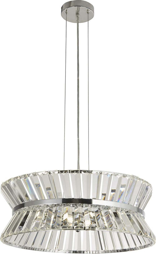 Lampadario-Classico-I-Quartieri-Alti-Acciaio-Cromo-Vetro-Trasparente-7-Luci-G9