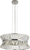 Lampadario-Classico-I-Quartieri-Alti-Acciaio-Cromo-Vetro-Trasparente-7-Luci-G9