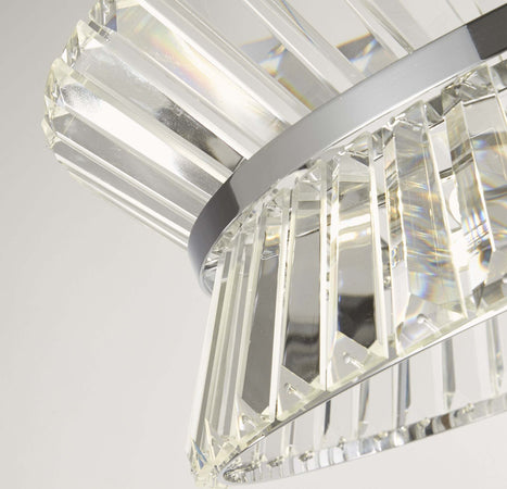 Lampadario-Classico-I-Quartieri-Alti-Acciaio-Cromo-Vetro-Trasparente-7-Luci-G9
