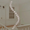 Lampadario-Classico-Ice-Cube-Acciaio-Cromo-Vetro-Trasparente-Led-3,2W-3000K