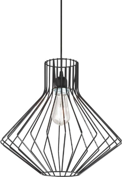 Lampadario-classico-IDEAL-LUX-AMPOLLA-SP1-4-167497-E27-LED-metallo-sospensione
