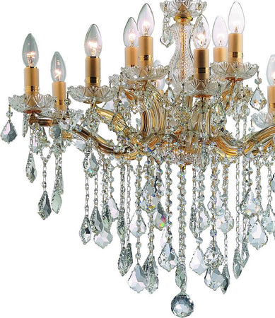 Lampadario-classico-Ideal-Lux-FLORIAN-SP12-ORO-035611-E14-LED-cristallo-sospensione