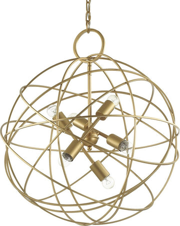 Lampadario-classico-IDEAL-LUX-KONSE-SP6-156026-E27-LED-60CM-metallo-oro-scuro-sospensione-tonda-classica-multiluce-interno