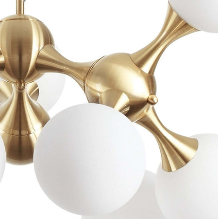 Lampadario-classico-Ideal-Lux-NODI-OTTONE-SP9-241036-E14-LED-vetro-metallo-lampada-soffitto