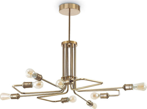 Lampadario-classico-Ideal-Lux-TRIUMPH-160269-SP8-E27-LED-metallo-sospensione