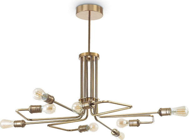 Lampadario-classico-Ideal-Lux-TRIUMPH-160269-SP8-E27-LED-metallo-sospensione