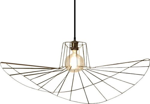 Lampadario-classico-Illuminando-SOMBRERO-SP-E27-LED-metallo-sospensione-lampada-soffitto