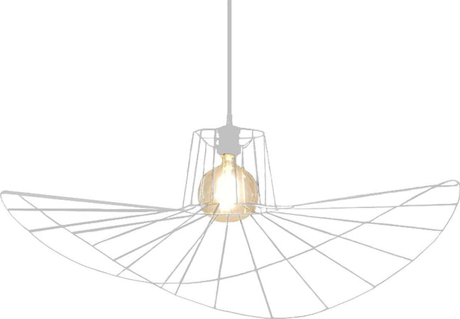 Lampadario-classico-Illuminando-SOMBRERO-SP-E27-LED-metallo-sospensione-lampada-soffitto