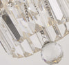 Lampadario-Classico-Impero-Acciaio-Cromo-Vetro-Trasparente-6-Luci-E14