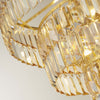 Lampadario-Classico-Impero-Acciaio-Ottone-Vetro-5-Luci-E14