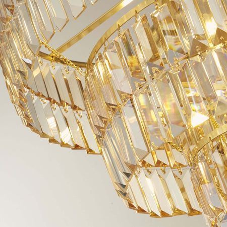 Lampadario-Classico-Impero-Acciaio-Ottone-Vetro-5-Luci-E14