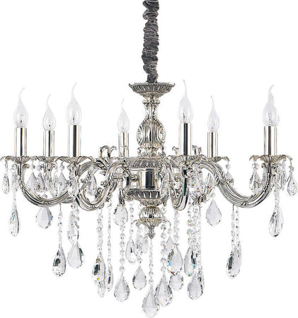 Lampadario-Classico-Impero-Metallo-Cristallo-Argento-8-Luci-E14