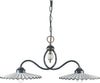Lampadario-Classico-L'Aquila-Metallo-Ceramica-Nero-Sfumato-Rame-31Cm-2-Luci-E27