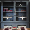 Lampadario-Classico-L'Aquila-Metallo-E-Ceramica-Nero-Sfumato-Rame-2-Luci-E27