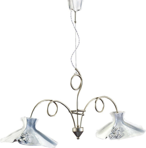Lampadario-Classico-Lecco-Metallo-E-Ceramica-Argento-Decorato-2-Luci-E27