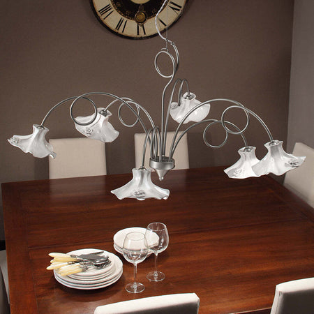 Lampadario-Classico-Lecco-Metallo-E-Ceramica-Argento-Decorato-6-Luci-E14