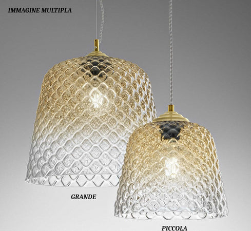 Lampadario-classico-led-Gea-Luce-ALICE-SG-E27-vetro-sfumato-ambra-lampada-soffitto