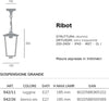 Lampadario-classico-Livos-RIBOT-942-E27-LED-alluminio-sospensione-lanterna
