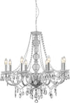 Lampadario-Classico-Mariateresa-Vetro-Trasparente-Policarbonato-Cromo-8-Luci-E14