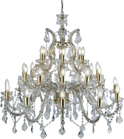 Lampadario-Classico-Marie-Therese-Acciaio-Adjustable-Vetro-30-Luci-E14