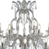 Lampadario-Classico-Marie-Therese-Acciaio-Cromo-Vetro-18-Luci-E14