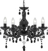 Lampadario-Classico-Marie-Therese-Vetro-Nero-Policarbonato-5-Luci-E14