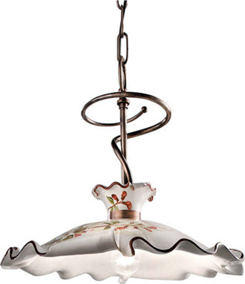 Lampadario-Classico-Milano-Metallo-Ceramica-Nero-Sfumato-Rame-35Cm-1-Luce-E27