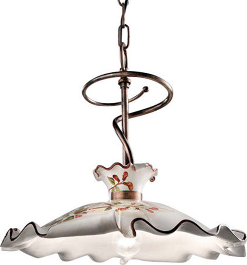 Lampadario-Classico-Milano-Metallo-Ceramica-Nero-Sfumato-Rame-43Cm-1-Luce-E27