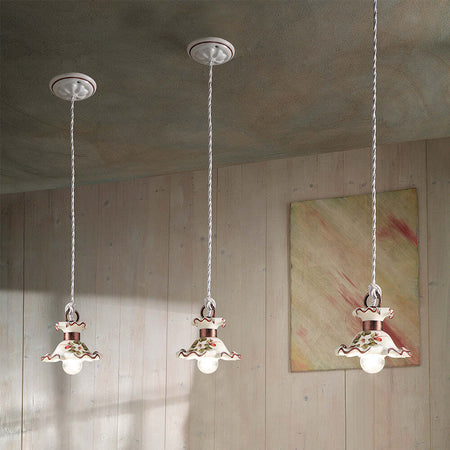 Lampadario-Classico-Milano-Metallo-E-Ceramica-Nero-Sfumato-Rame-1-Luce-E14
