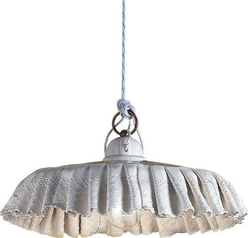 Lampadario-Classico-Modena-Metallo-E-Ceramica-Nero-Sfumato-Rame-38Cm-1-Luce-E27