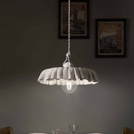 Lampadario-Classico-Modena-Metallo-E-Ceramica-Nero-Sfumato-Rame-38Cm-1-Luce-E27