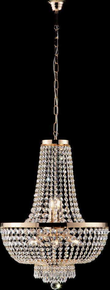 Lampadario-Classico-Mozart-Oro-8-Luci-E14