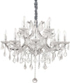 Lampadario-Classico-Napoleon-Metallo-Cristallo-Cromo-12-Luci-E14