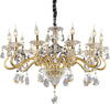Lampadario-Classico-Negresco-Metallo-Cristallo-Oro-10-Luci-E14