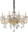 Lampadario-Classico-Negresco-Metallo-Cristallo-Oro-8-Luci-E14