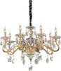 Lampadario-Classico-Negresco-Metallo-Cristallo-Oro-8-Luci-E14
