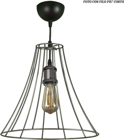 Lampadario-classico-Padana-Lampadari-BASKET-1114-S1-E27-LED-metallo-sospensione