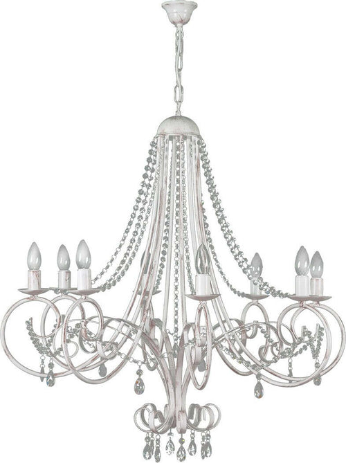 Lampadario-classico-Padana-Lampadari-LORD-KRISS-1107-8-E14-LED-cristallo-metallo-sospensione