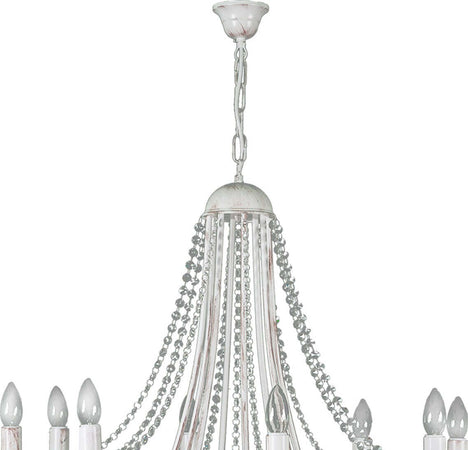 Lampadario-classico-Padana-Lampadari-LORD-KRISS-1107-8-E14-LED-cristallo-metallo-sospensione