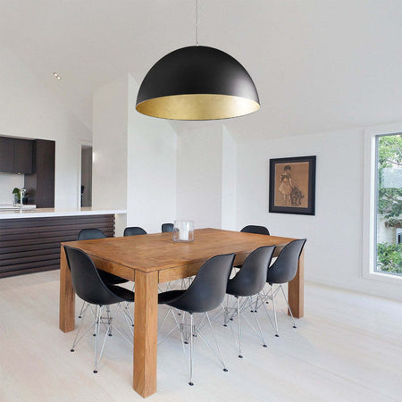 Lampadario-classico-Padana-Lampadari-ROMA-1060-SP3-E27-LED-alluminio-nero-foglia-sospensione