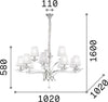 Lampadario-Classico-Pegaso-Metallo-Ottone-12-Luci-E14