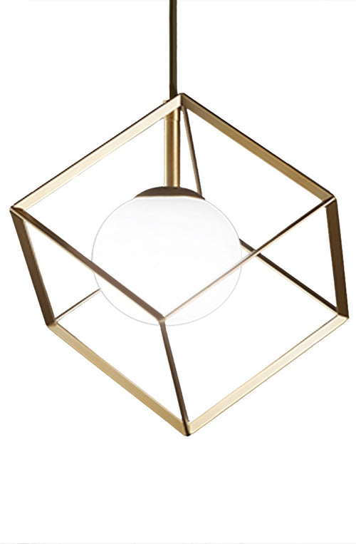 Lampadario-classico-Perenz-CUBE-6695-E27-LED-15x15-sospensione-cubo-metallo-oro-opaco-calata-gabbia-interno