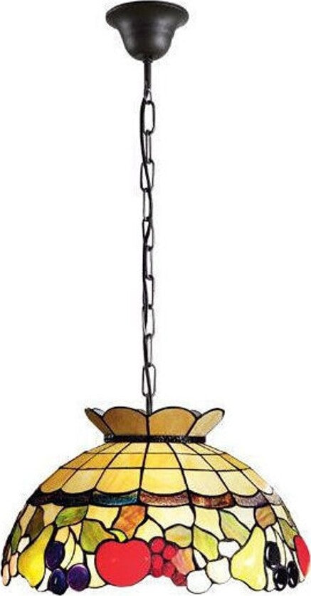 Lampadario-classico-Perenz-FRUIT-T923-S-LED-E27-sospensione-vetro-tiffany-artigianale