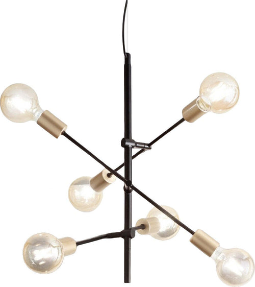 Lampadario-classico-Perenz-VECTOR-6600-N-E27-LED-sospensione-orientabile-nero-ottone-invecchiato