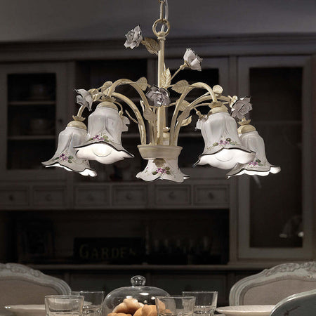 Lampadario-Classico-Pisa-Metallo-E-Ceramica-Bianco-Sfumato-Oro-5-Luci-E14