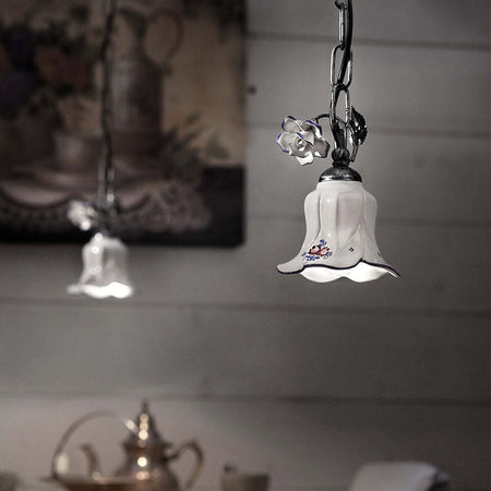 Lampadario-Classico-Pisa-Metallo-E-Ceramica-Nero-Sfumato-Argento-1-Luce-E14