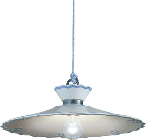 Lampadario-Classico-Ravenna-Metallo-E-Ceramica-Nero-Sfumato-Arg.-44Cm-1-Luce-E27