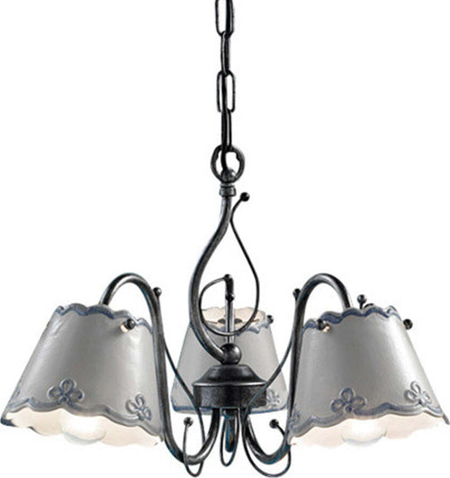 Lampadario-Classico-Ravenna-Metallo-E-Ceramica-Nero-Sfumato-Argento-3-Luci-E14